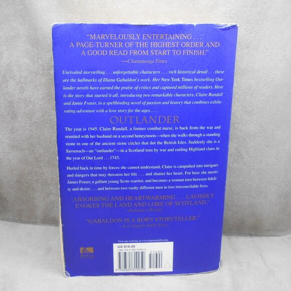 Outlander by Diana Gabaldon 2007  Paperback Good - Picture 2 of 9
